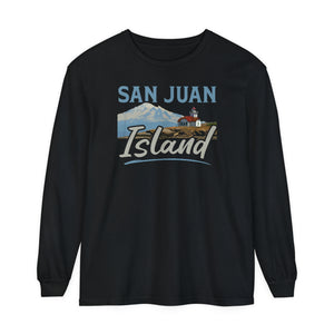 San Juan Island Washington Comfort Colors Unisex Long Sleeve T-Shirt
