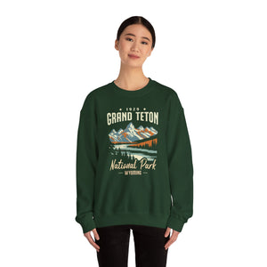 Grand Teton National Park Wyoming Gildan Unisex Crewneck Sweatshirt