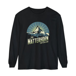 Matterhorn Switzerland Comfort Colors Unisex Long Sleeve T-Shirt
