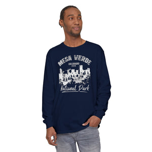 Mesa Verde National Park Colorado Comfort Colors Unisex Long Sleeve T-Shirt