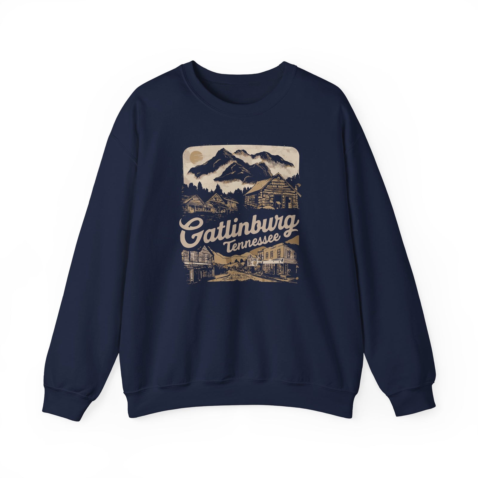 Gatlinburg Tennessee Great Smoky Mountains Gildan Unisex Crewneck Sweatshirt