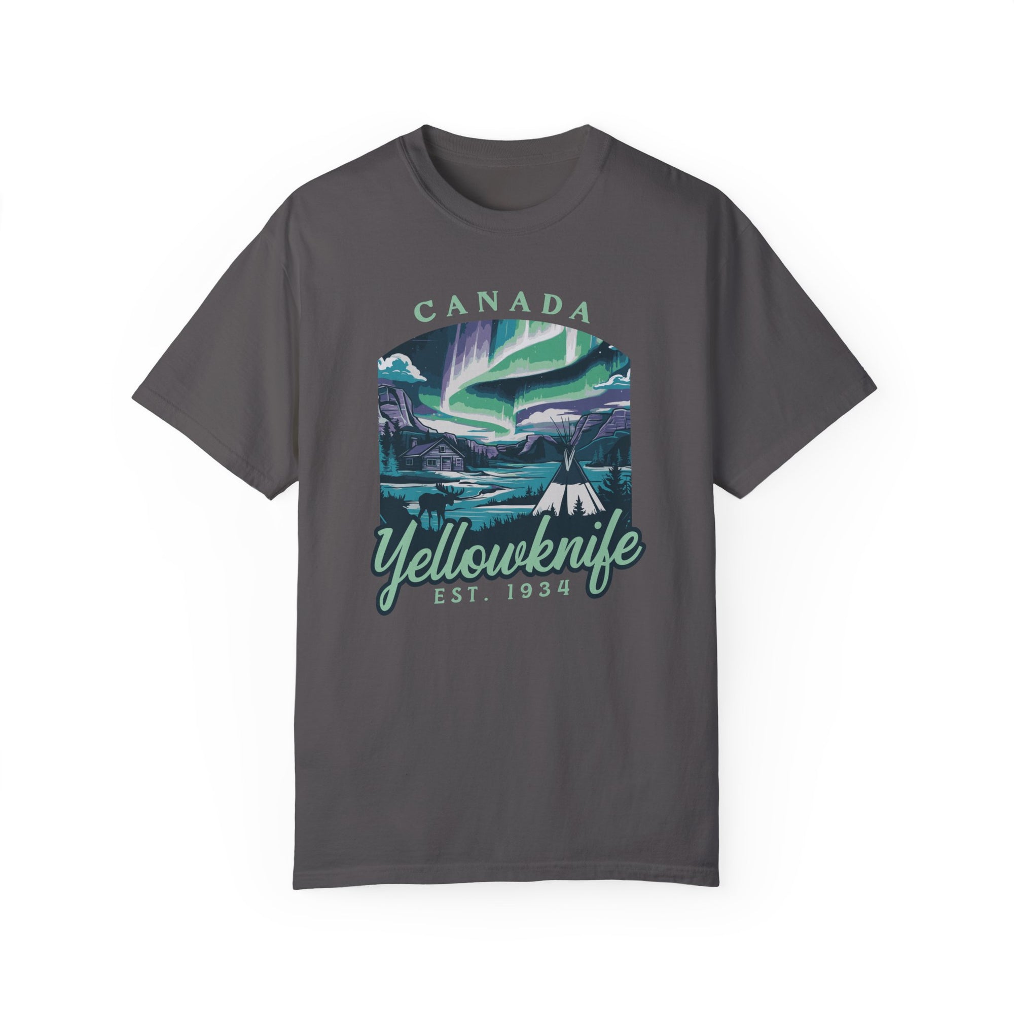 Yellowknife Northern Lights Canada  Comfort Colors Unisex T-Shirt