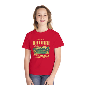 Katmai National Park Alaska Comfort Colors Youth Kids T-Shirt
