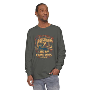 Luray Caverns Virginia Comfort Colors Unisex Long Sleeve T-Shirt