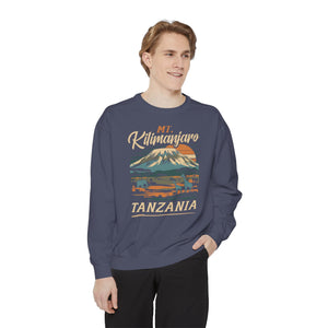 Mount Kilimanjaro Tanzania Comfort Colors Unisex Sweatshirt