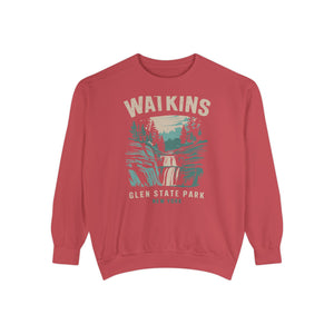 Watkins Glen State Park New York Comfort Colors Unisex Sweatshirt