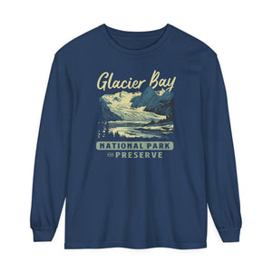 Glacier Bay National Park Alaska Comfort Colors Unisex Long Sleeve T-Shirt