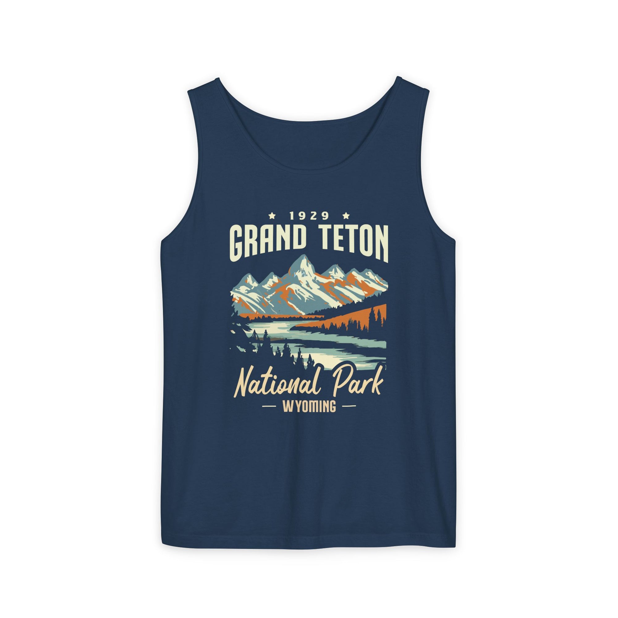 Grand Teton National Park Wyoming Comfort Colors Tank Top