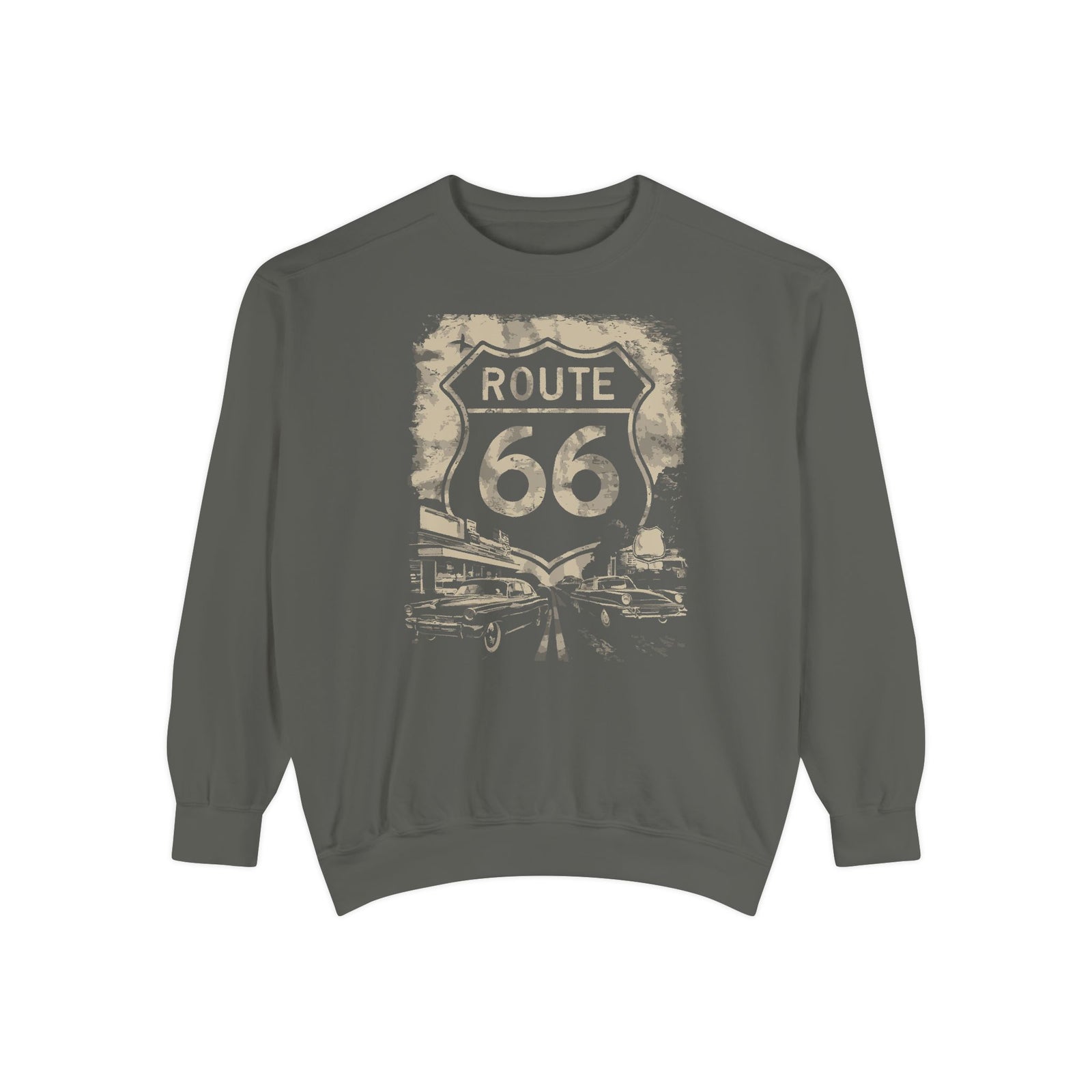 Route 66 USA Comfort Colors Unisex Sweatshirt