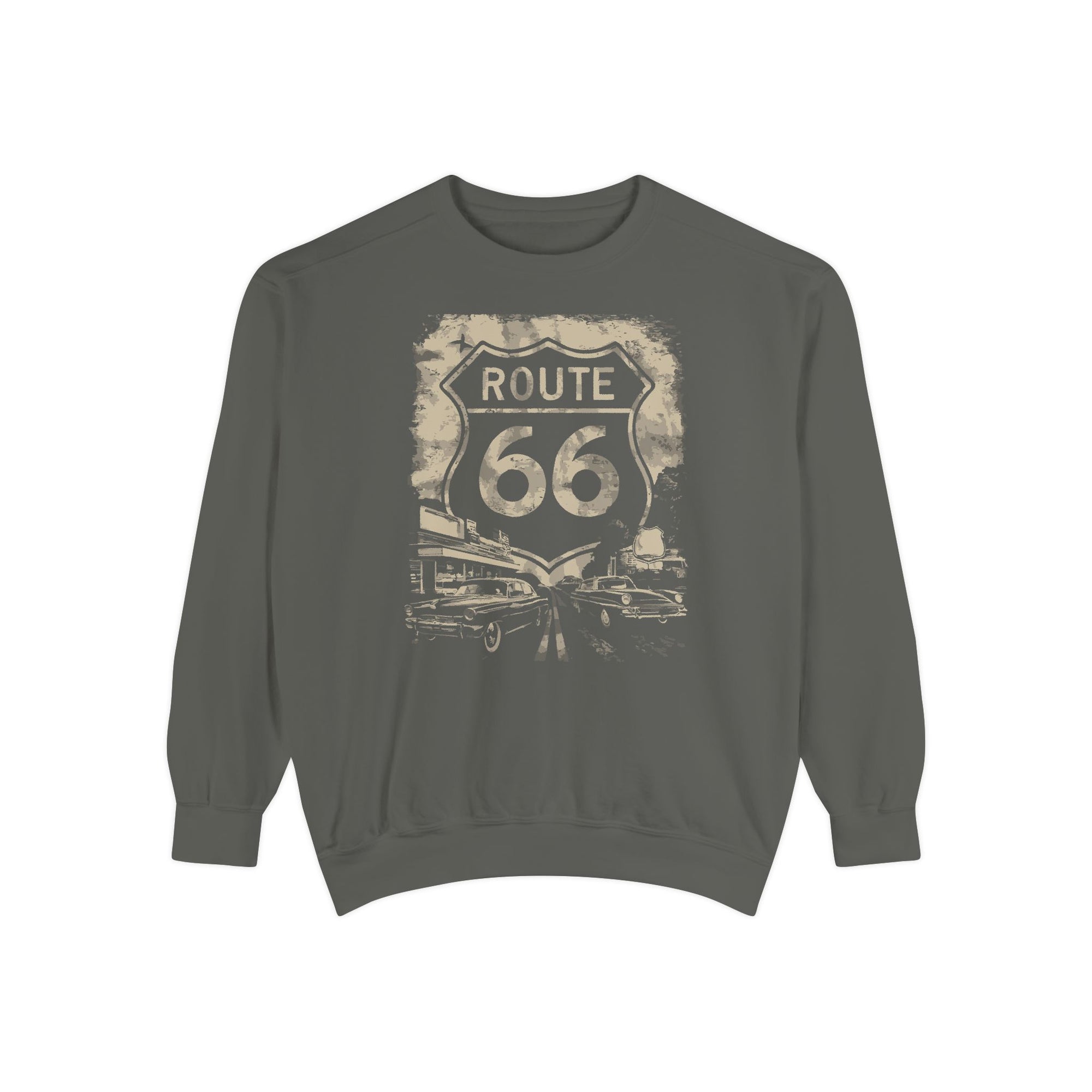 Route 66 USA Comfort Colors Unisex Sweatshirt