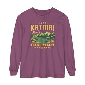 Katmai National Park Alaska Comfort Colors Unisex Long Sleeve T-Shirt