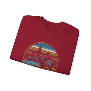 Chicago Skyline Illinois Gildan Unisex Crewneck Sweatshirt