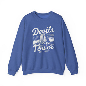Devils Tower Wyoming Gildan Unisex Crewneck Sweatshirt