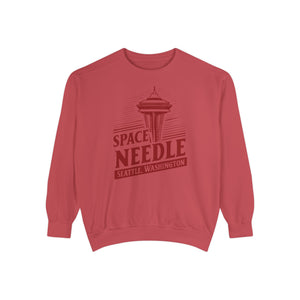 Space Needle Seattle Washington Comfort Colors Unisex Sweatshirt