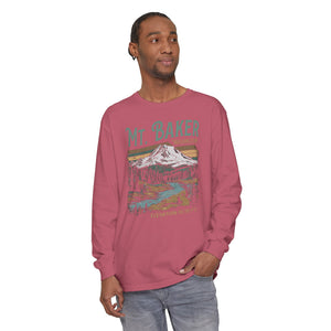 Mount Baker Washington Comfort Colors Unisex Long Sleeve T-Shirt