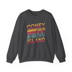 Coney Island New York Gildan Unisex Crewneck Sweatshirt