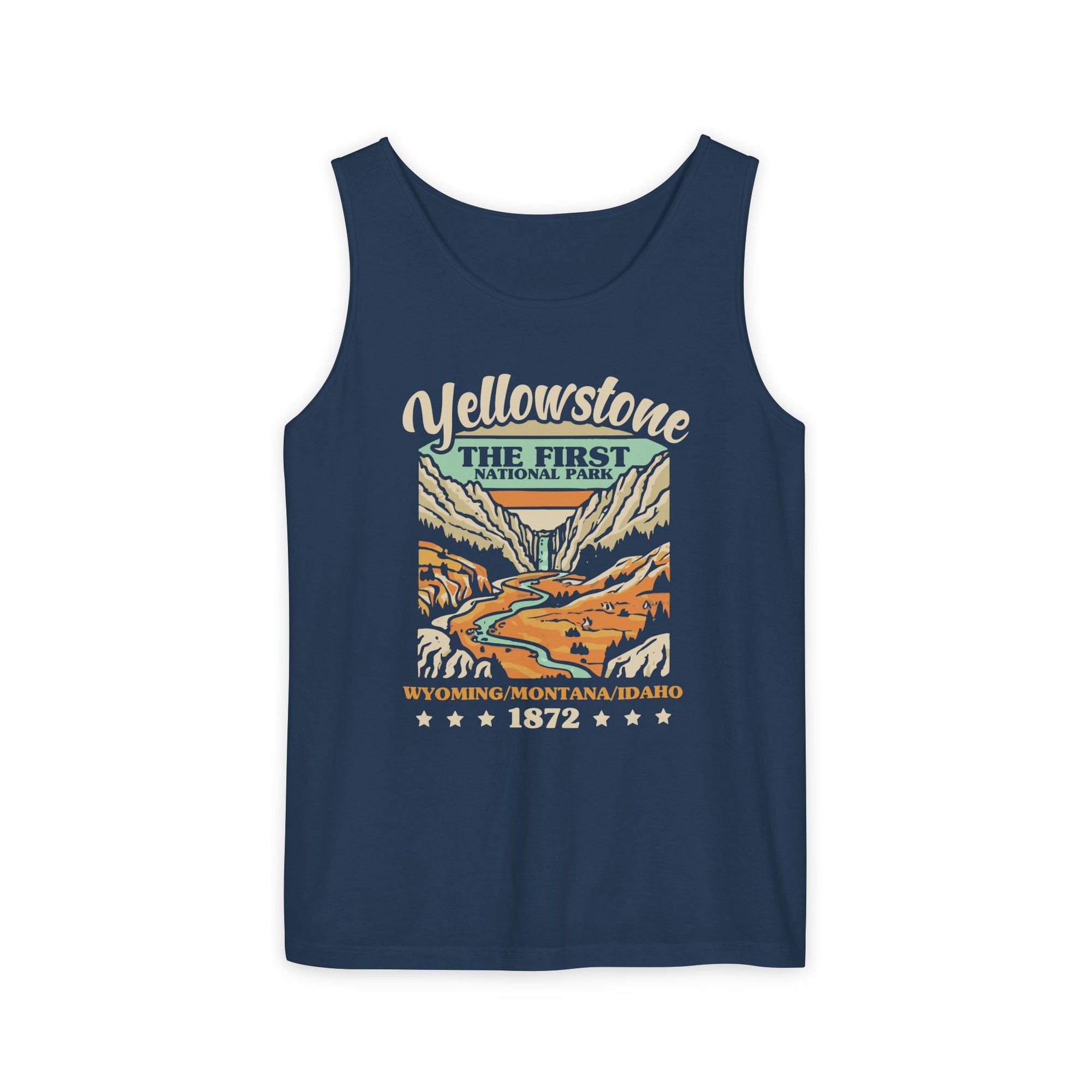 Yellowstone National Park Wyoming Montana Idaho Comfort Colors Tank Top