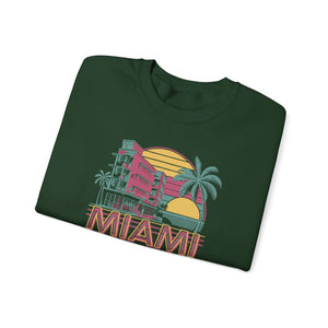 Miami Florida Gildan Unisex Crewneck Sweatshirt