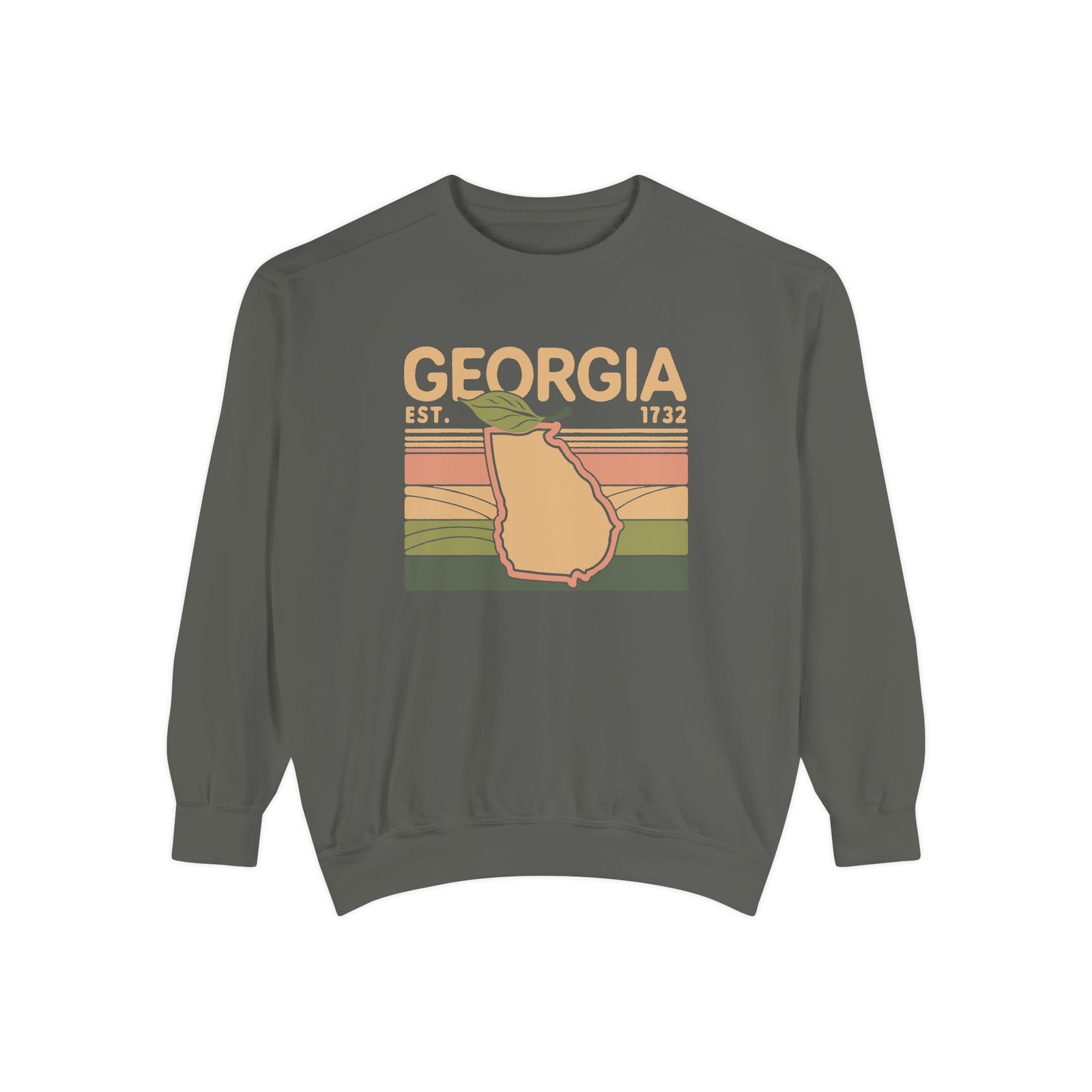 Georgia Peach Comfort Colors Unisex Sweatshirt