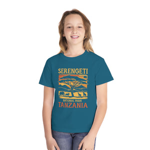 Serengeti Tanzania Comfort Colors Youth Kids T-Shirt