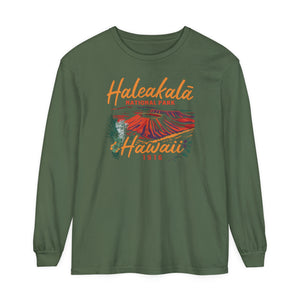 Haleakalā National Park Hawaii Comfort Colors Unisex Long Sleeve T-Shirt