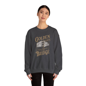 Golden Gate Bridge San Francisco California Gildan Unisex Crewneck Sweatshirt