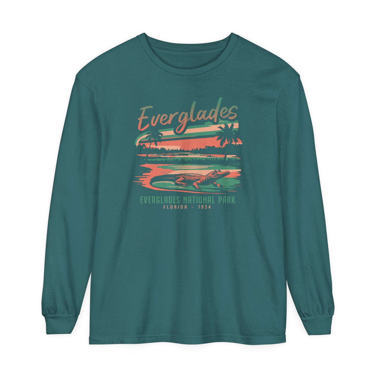 Everglades National Park Florida Comfort Colors Unisex Long Sleeve T-Shirt