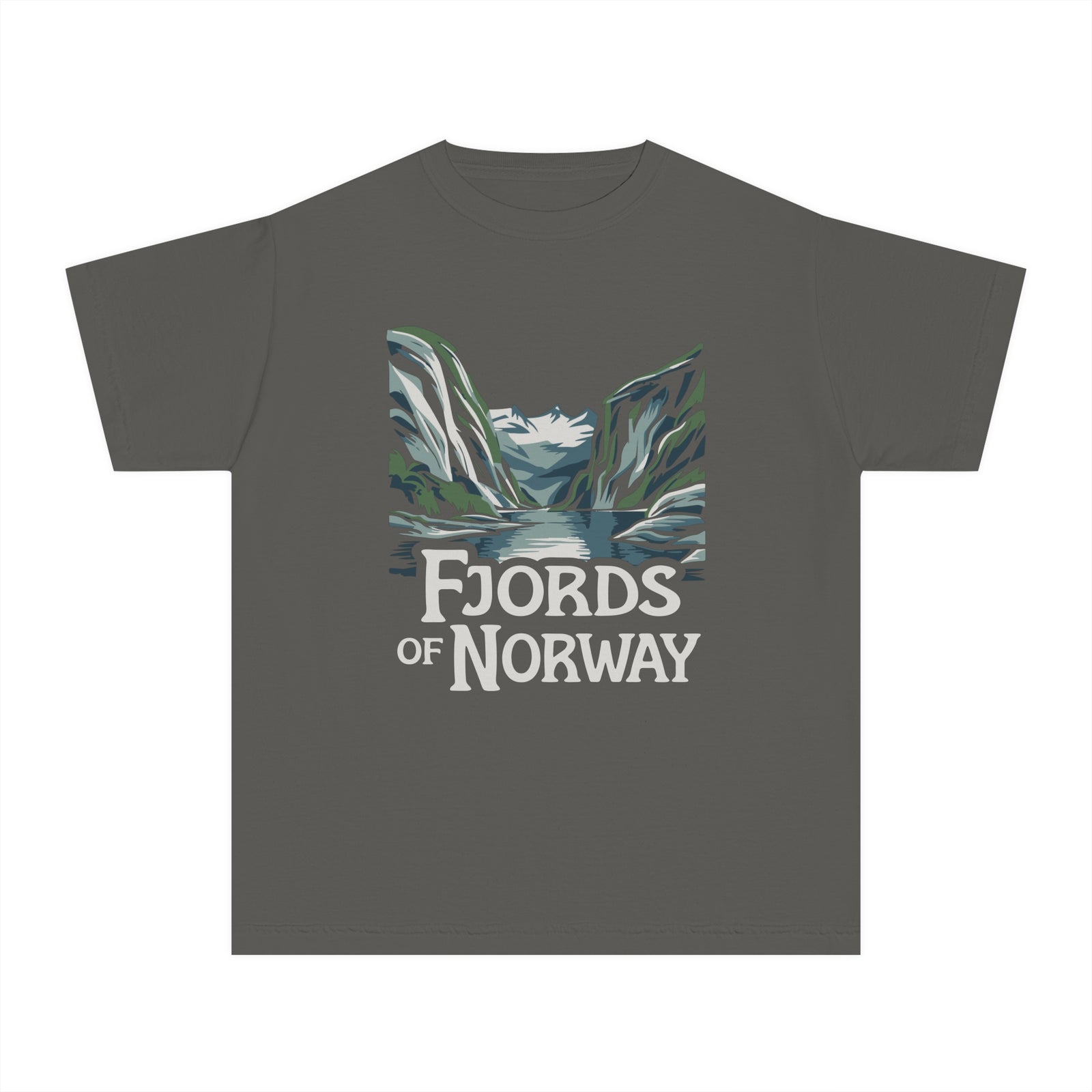 Fjords of Norway Comfort Colors Youth Kids T-Shirt
