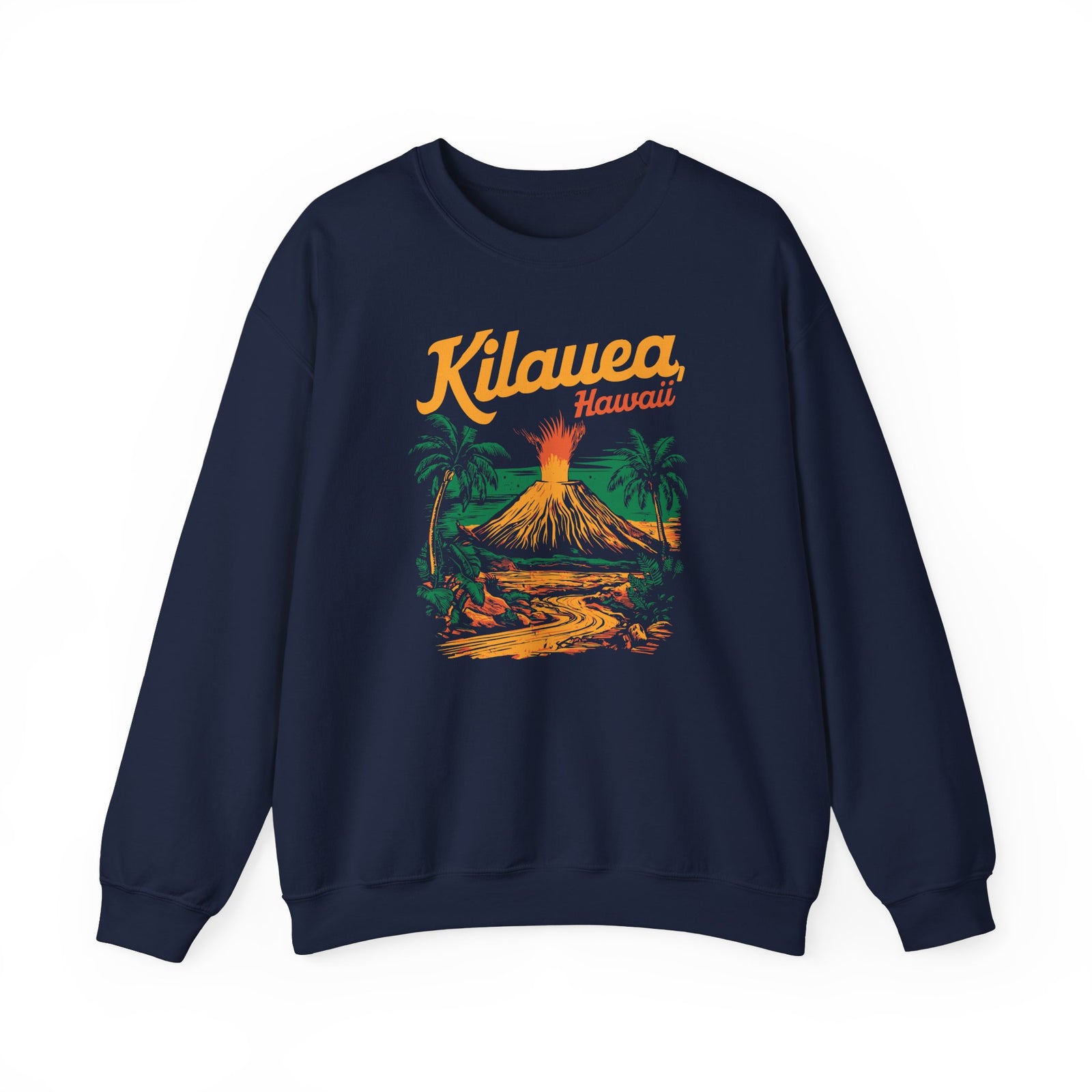 Kīlauea Hawaii Gildan Unisex Crewneck Sweatshirt