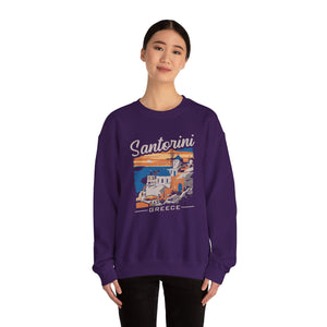 Santorini Greece Gildan Unisex Crewneck Sweatshirt