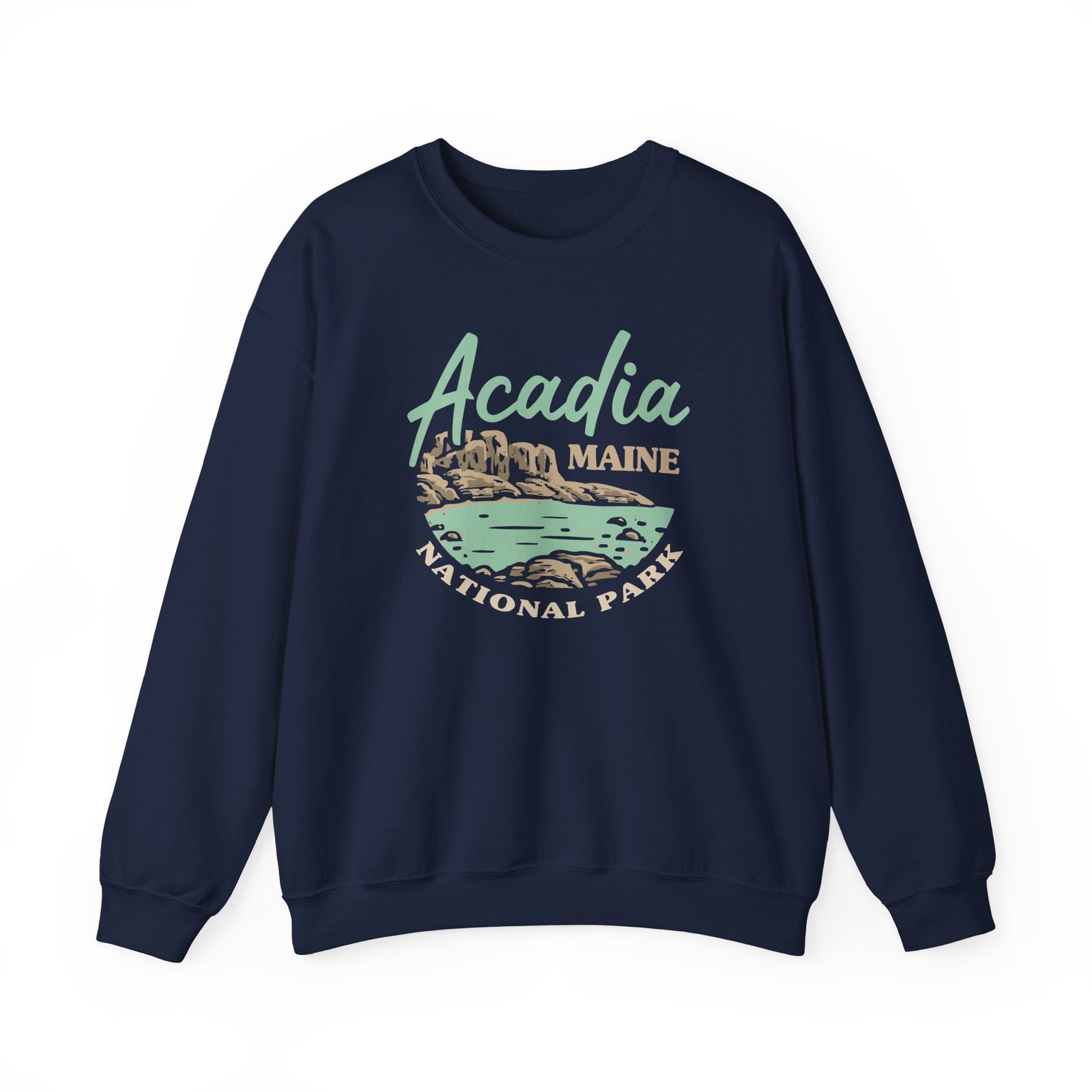 Acadia Maine Gildan Unisex Crewneck Sweatshirt