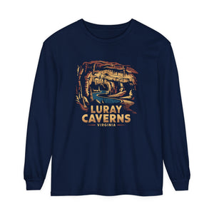 Luray Caverns Virginia Comfort Colors Unisex Long Sleeve T-Shirt