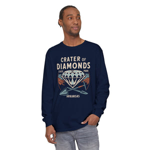 Crater of Diamonds State Park Arkansas Comfort Colors Unisex Long Sleeve T-Shirt