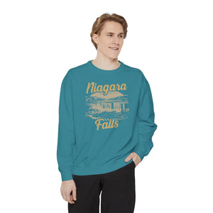 Niagara Falls New York Ontario Comfort Colors Unisex Sweatshirt