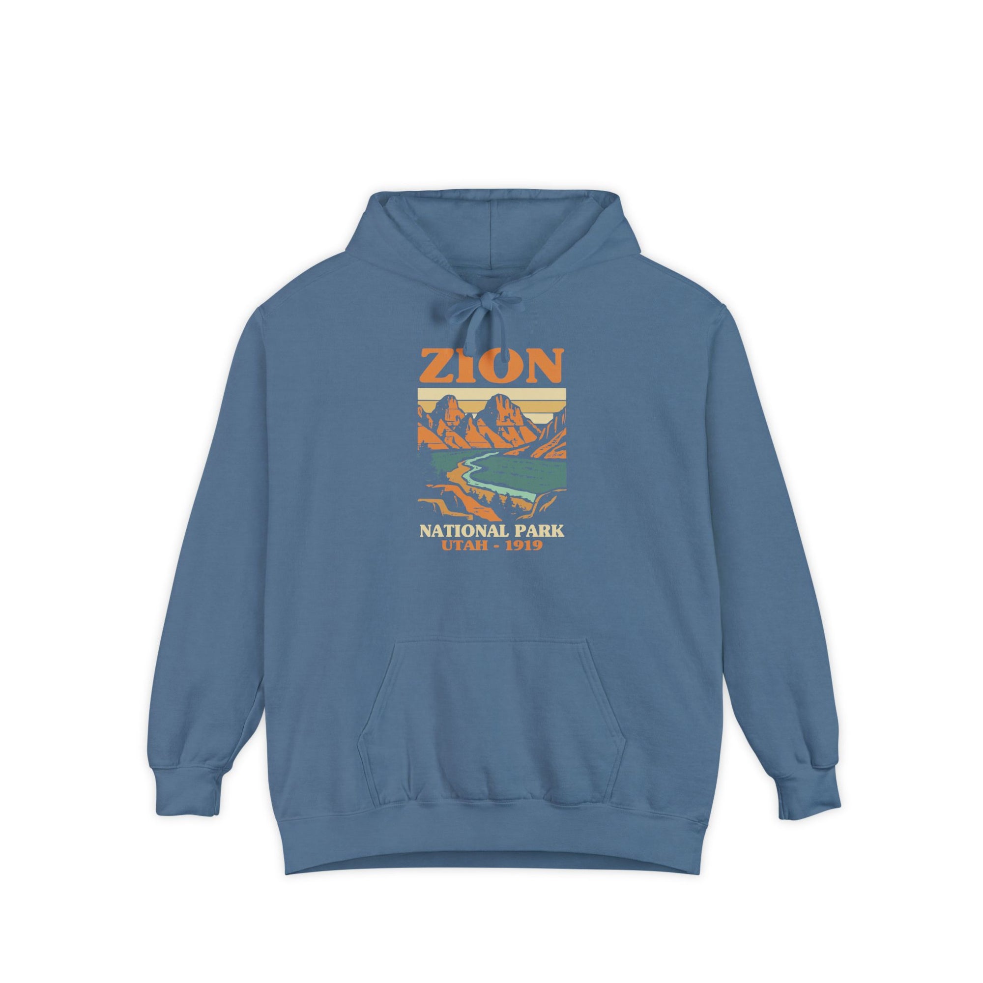 Zion National Park Utah Comfort Colors Unisex Hoodie