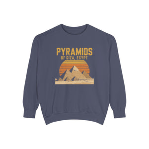 Pyramids of Giza Egypt Comfort Colors Unisex Sweatshirt