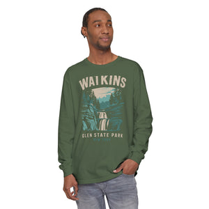 Watkins Glen State Park New York Comfort Colors Unisex Long Sleeve T-Shirt