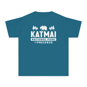 Katmai National Park Alaska Comfort Colors Youth Kids T-Shirt