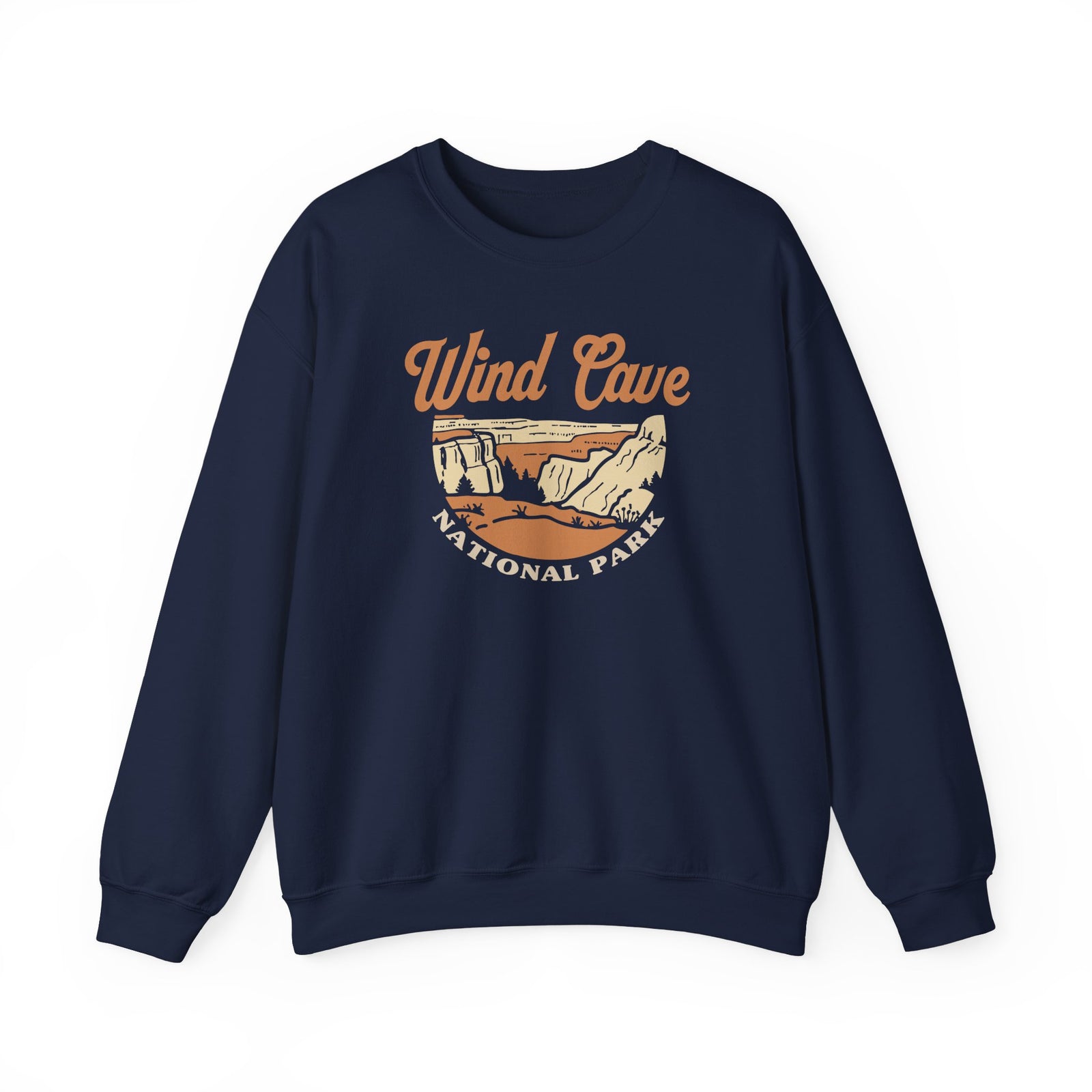 Wind Cave National Park South Dakota Gildan Unisex Crewneck Sweatshirt