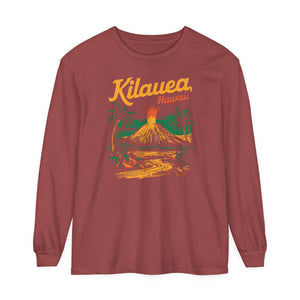 Kīlauea Hawaii Comfort Colors Unisex Long Sleeve T-Shirt