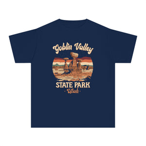 Goblin Valley State Park Utah Comfort Colors Youth Kids T-Shirt