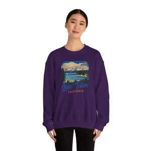 Lake Tahoe California Nevada Gildan Unisex Crewneck Sweatshirt