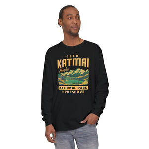 Katmai National Park Alaska Comfort Colors Unisex Long Sleeve T-Shirt