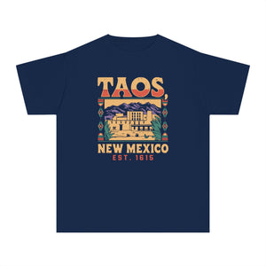 Taos New Mexico Comfort Colors Youth Kids T-Shirt