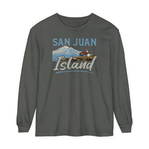 San Juan Island Washington Comfort Colors Unisex Long Sleeve T-Shirt