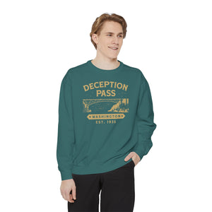 Deception Pass Washington Comfort Colors Unisex Sweatshirt