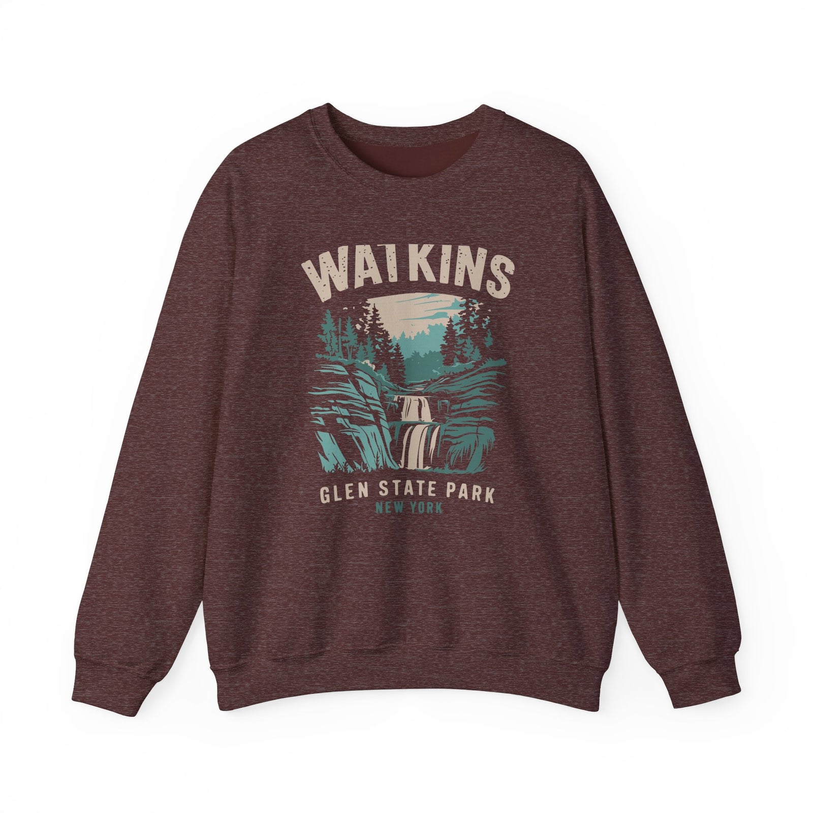 Watkins Glen State Park New York Gildan Unisex Crewneck Sweatshirt