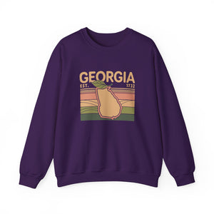 Georgia Peach Gildan Unisex Crewneck Sweatshirt