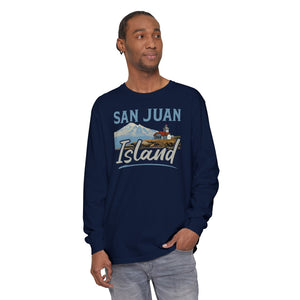 San Juan Island Washington Comfort Colors Unisex Long Sleeve T-Shirt