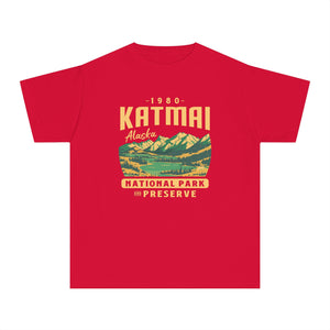 Katmai National Park Alaska Comfort Colors Youth Kids T-Shirt
